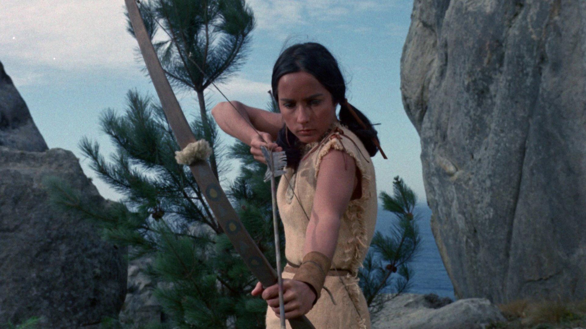 Island of the Blue Dolphins 1964 movie scene