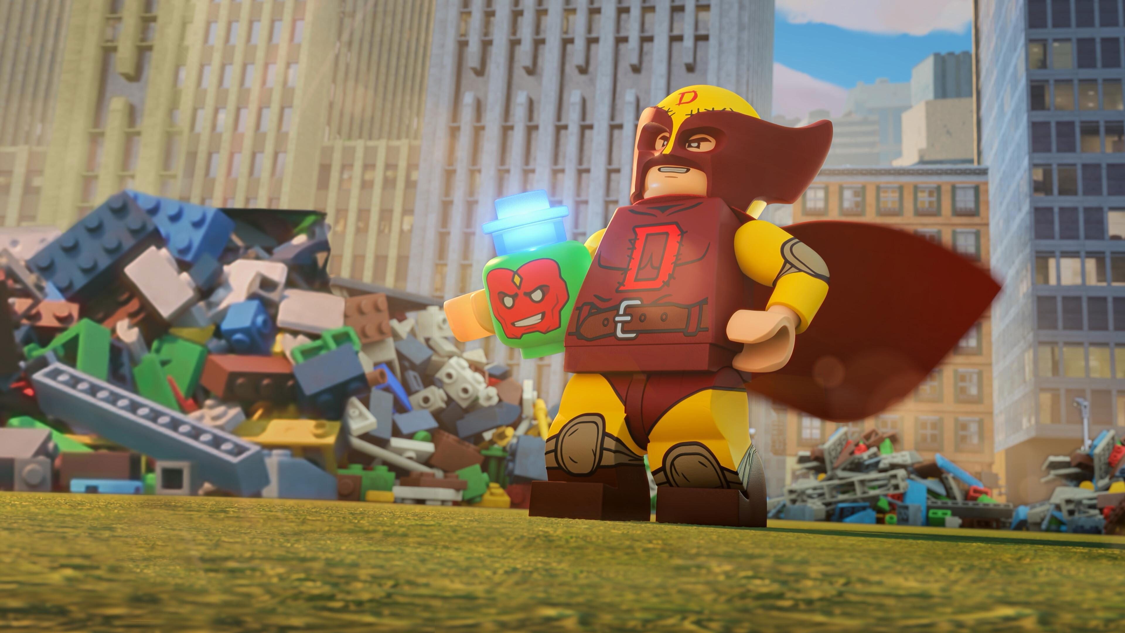 LEGO Marvel Avengers: Mission Demolition 2024 movie scene
