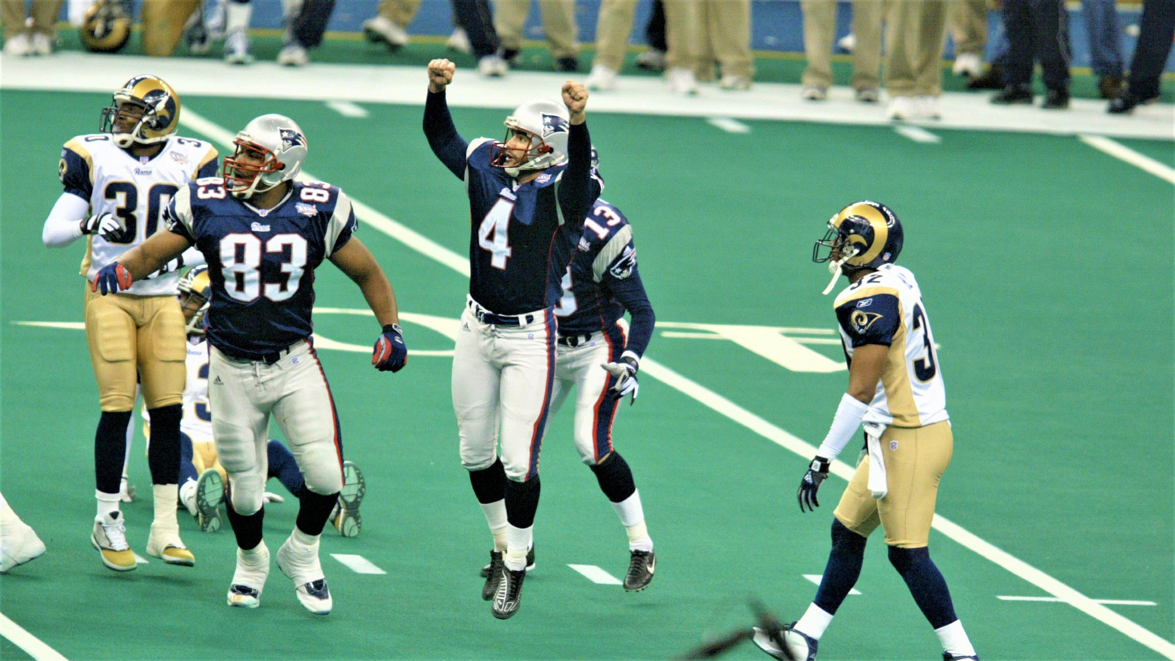 Super Bowl XXXVI Champions: New England Patriots 2002 movie scene