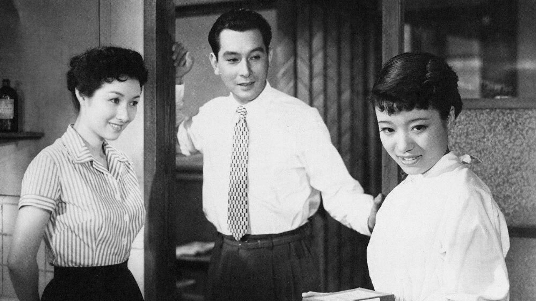 The First Kiss 1955 movie scene
