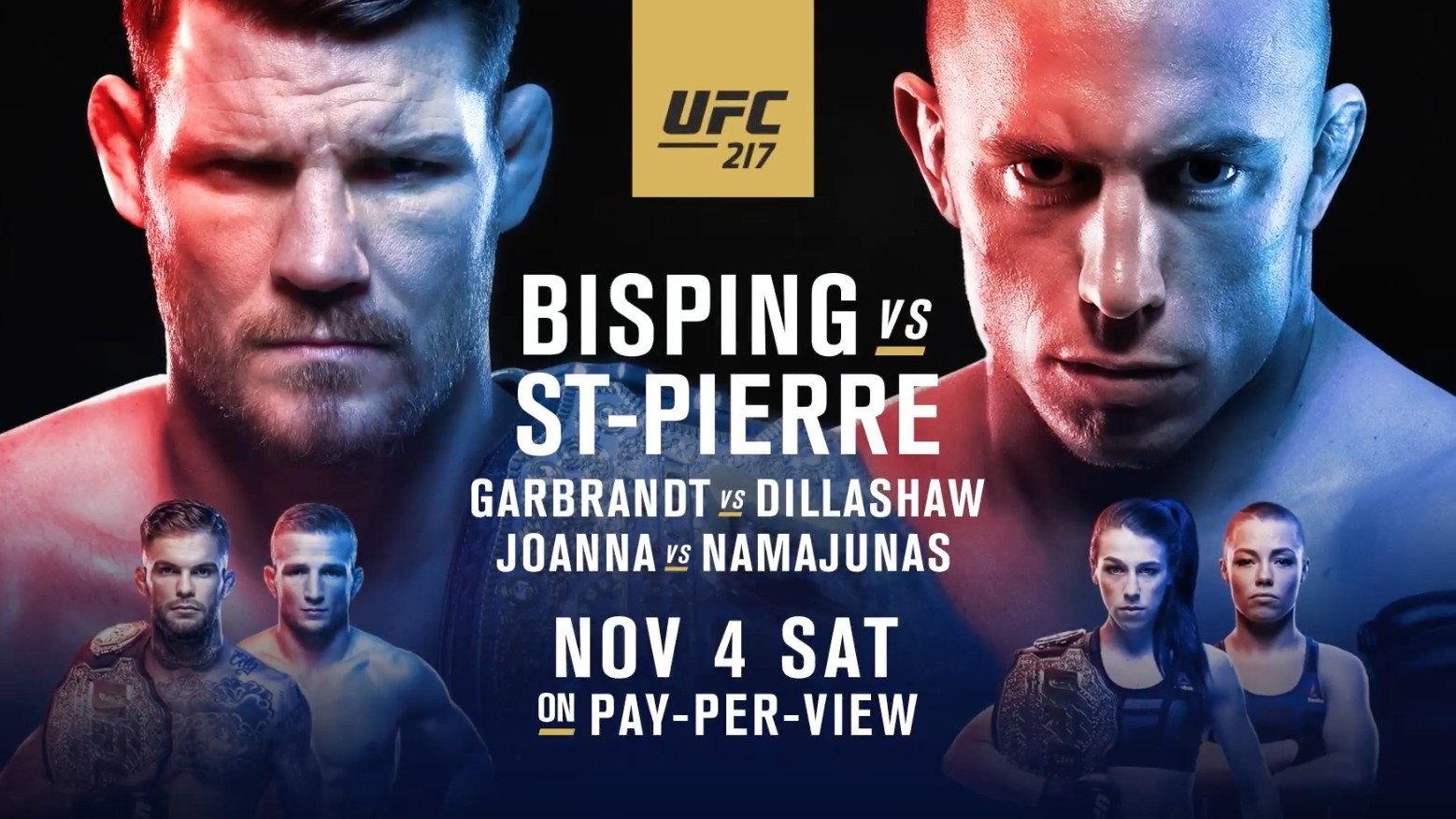 UFC 217: Bisping vs. St-Pierre 2017 movie scene
