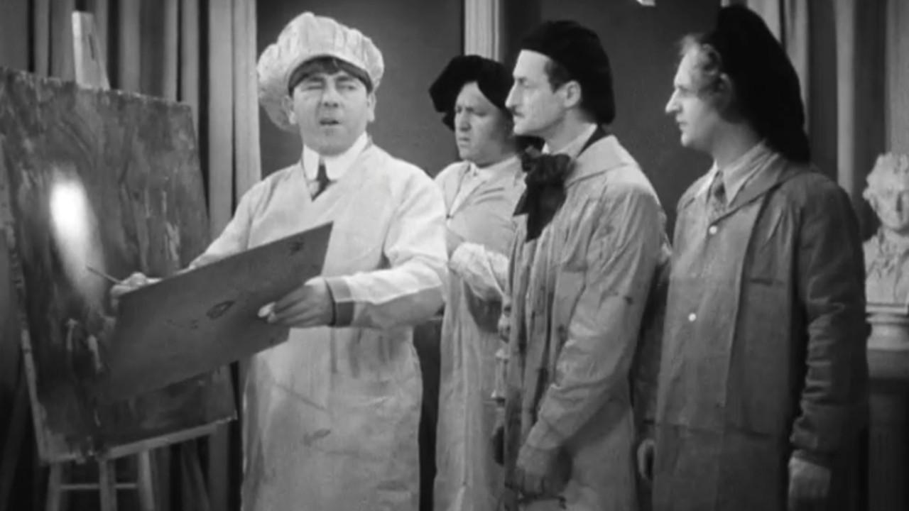 Pop Goes the Easel 1935 movie scene