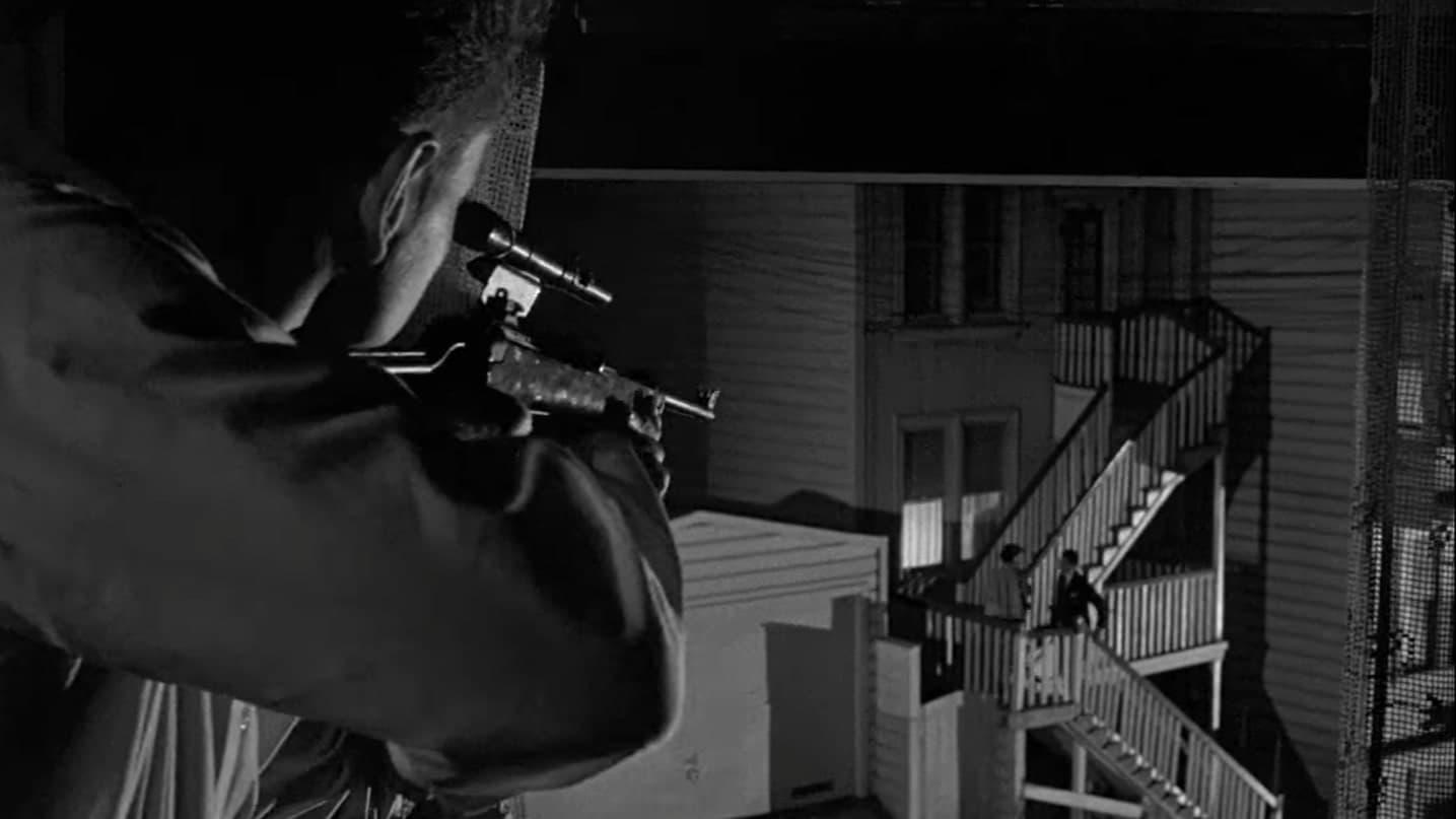 The Sniper 1952 movie scene