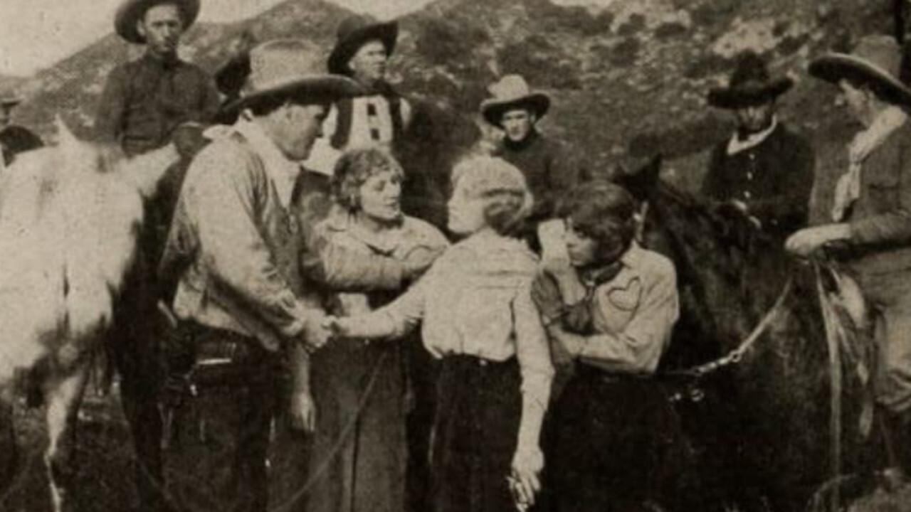 Ma's Girls 1915 movie scene