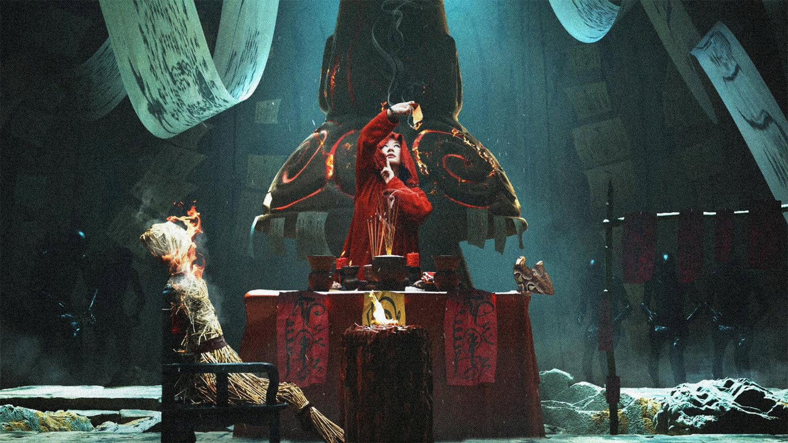 The Soul Lantern 2025 movie scene