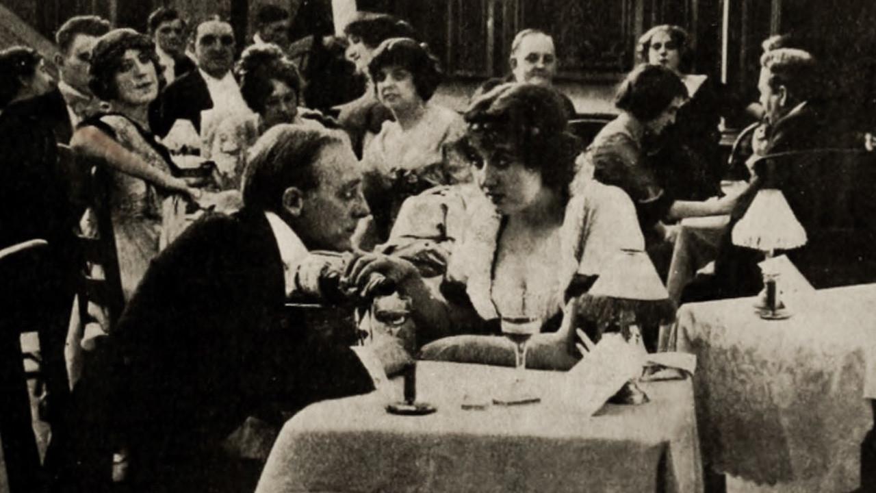 The Link in the Chain 1914 movie scene