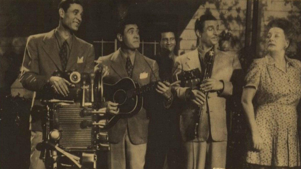 Singing on the Trail 1946 movie scene