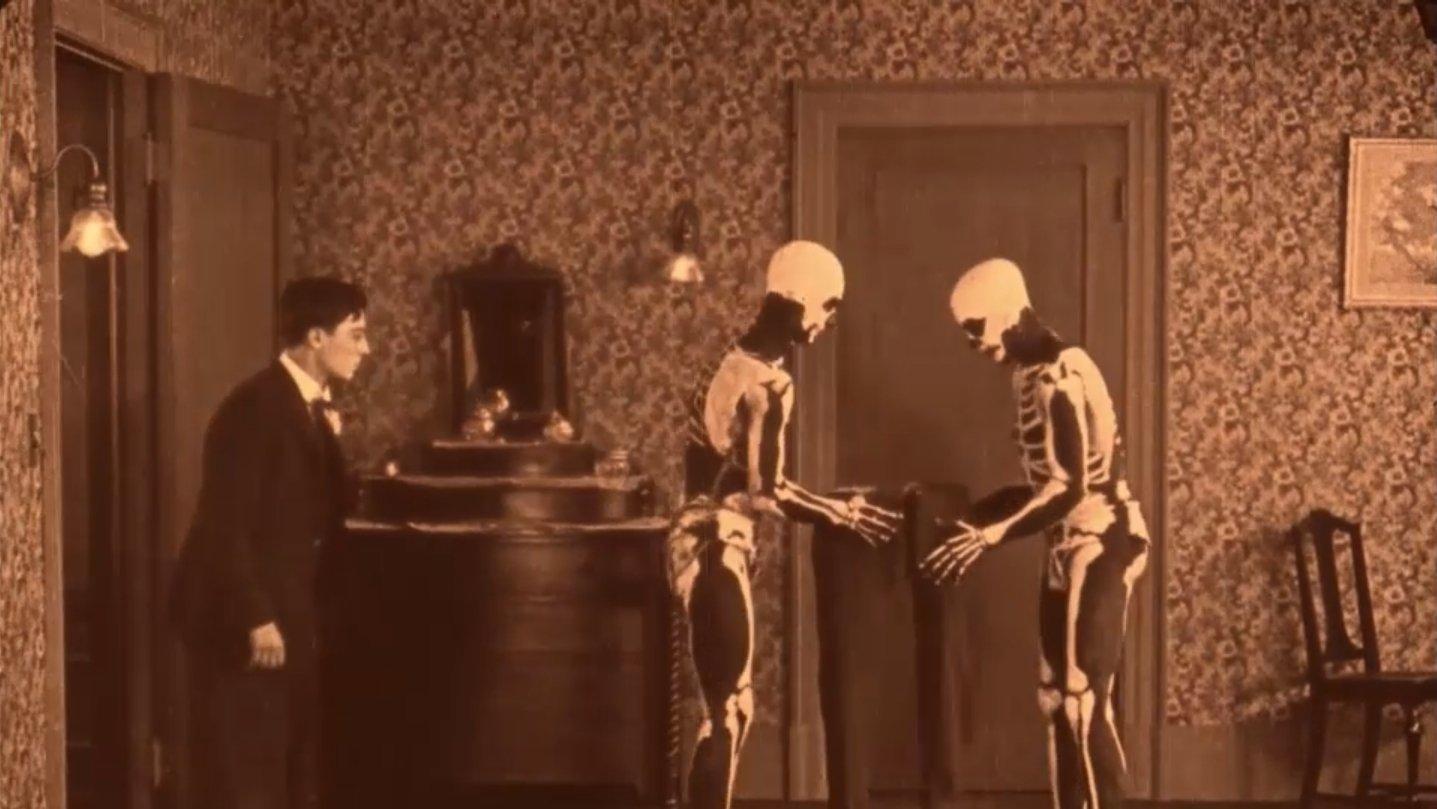 The Haunted House 1921 movie scene