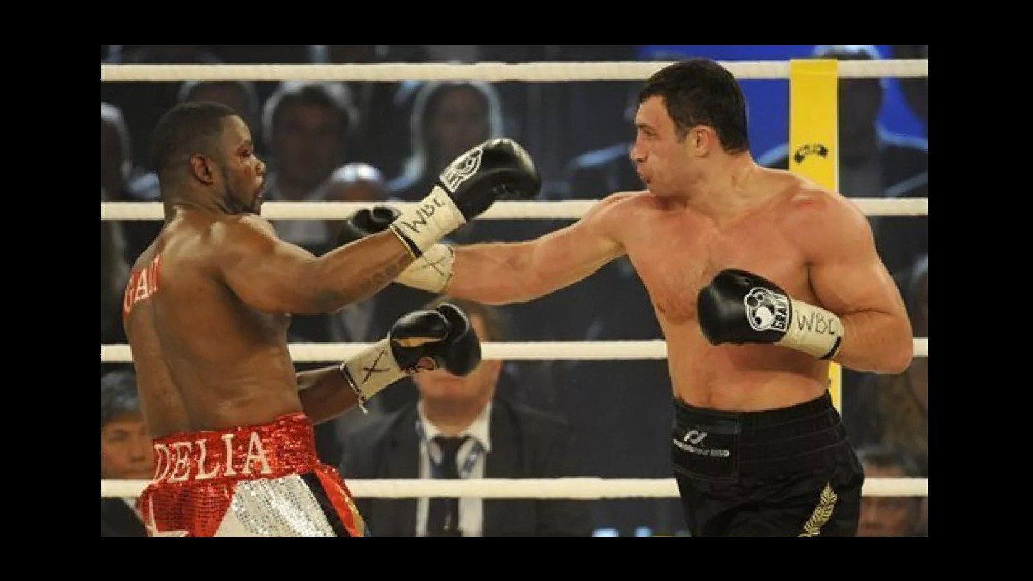 Vitali Klitschko vs. Juan Carlos Gomez 2009 movie scene