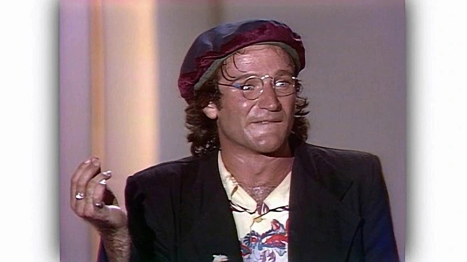 Robin Williams: Off the Wall 1978 movie scene