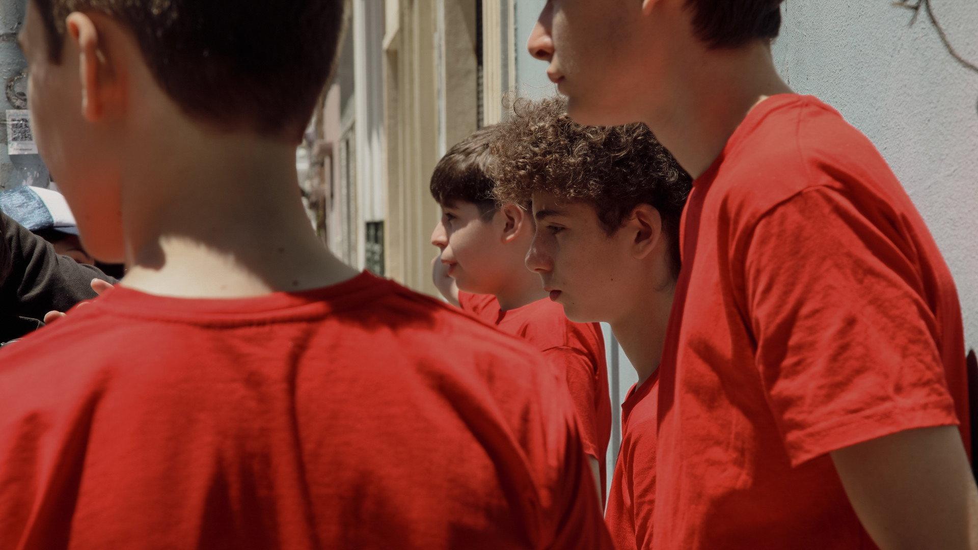 Guido, an afternoon movie scene