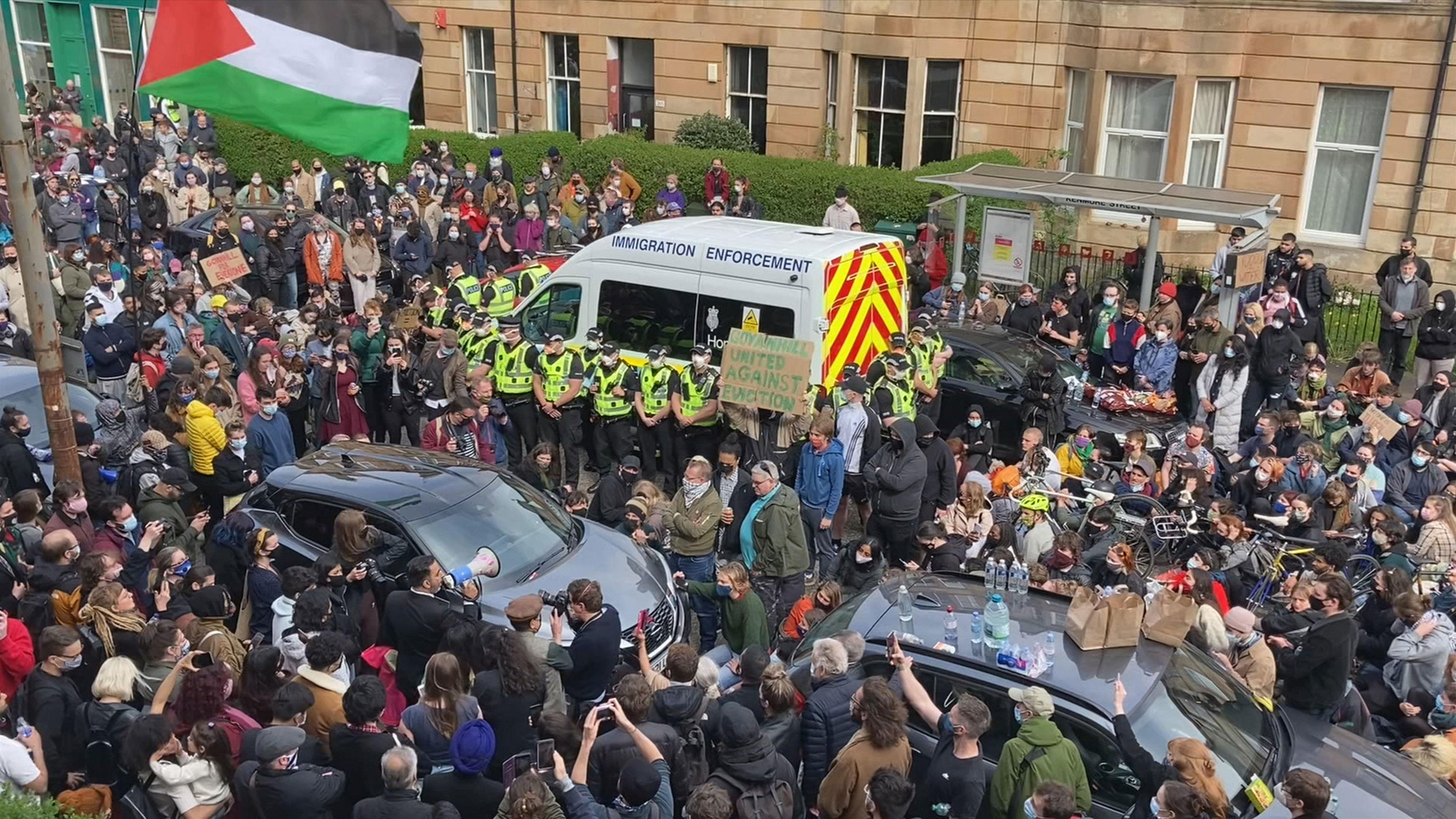 Everybody to Kenmure Street 2026 movie scene