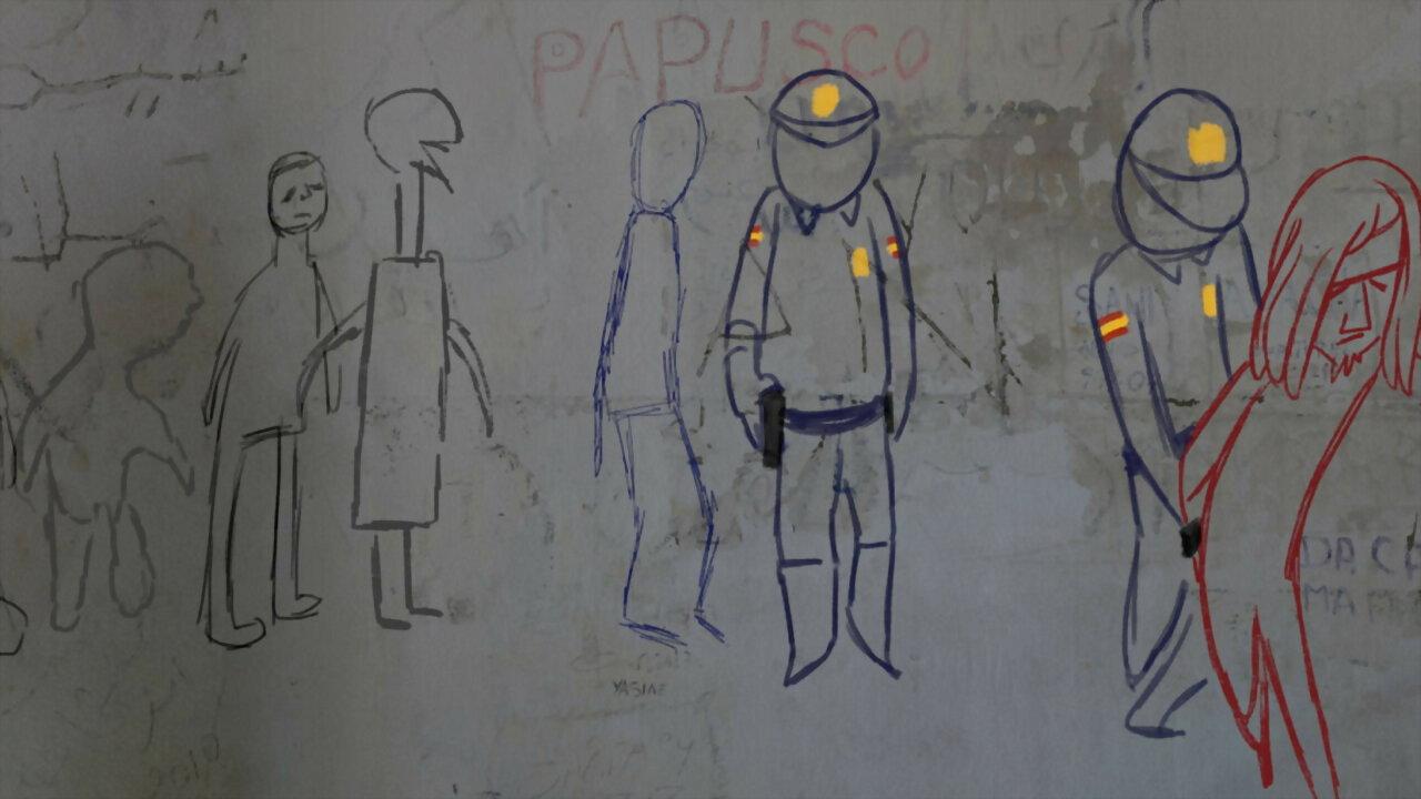 Makun (no llores) - Dibujos en un CIE 2019 movie scene