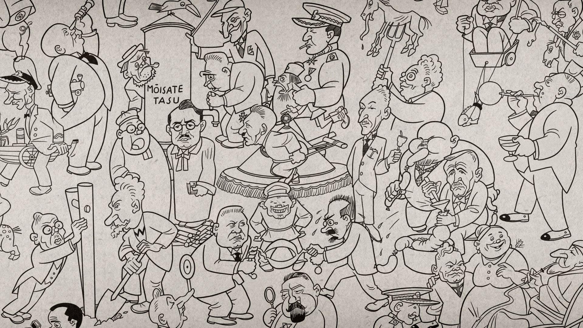 Gori the Caricaturist 2023 movie scene