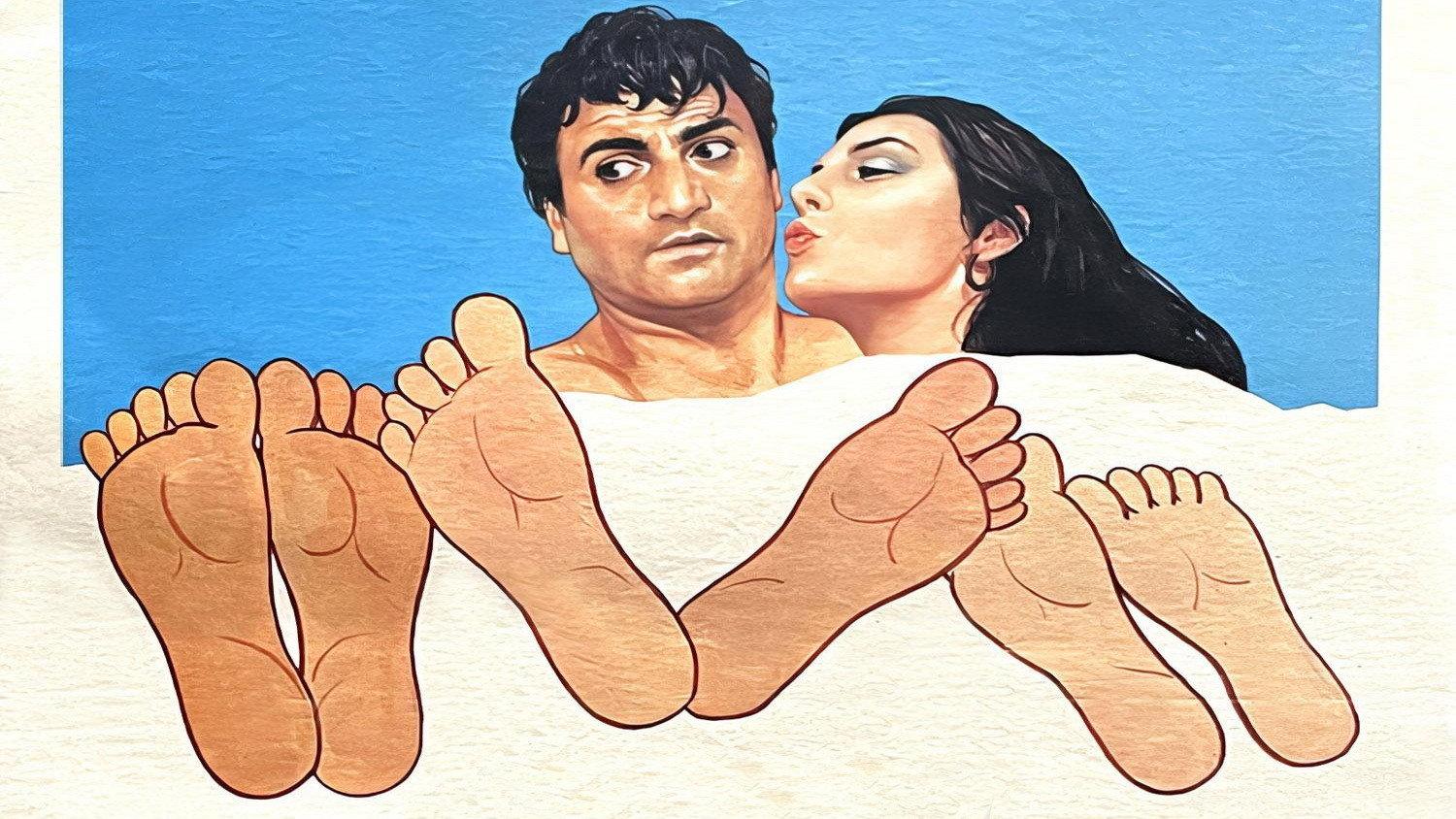 Three Under the Sheets 1979 movie scene