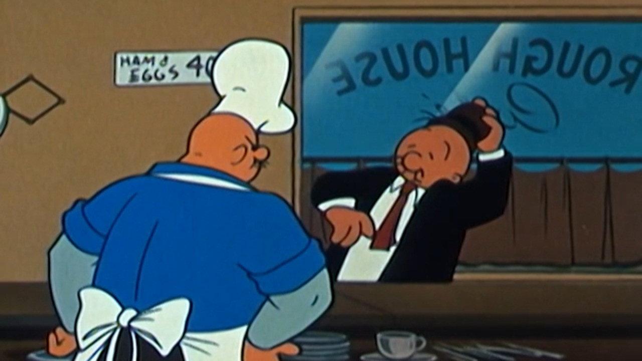 Popeye the Sailor:  Wimpy the Moocher 1960 movie scene