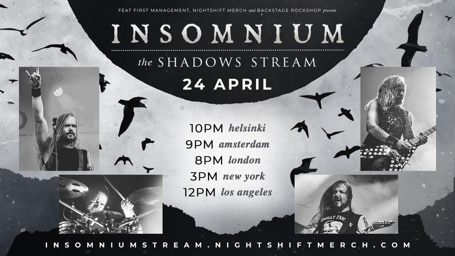 Insomnium - The Shadows Stream 2021 movie scene