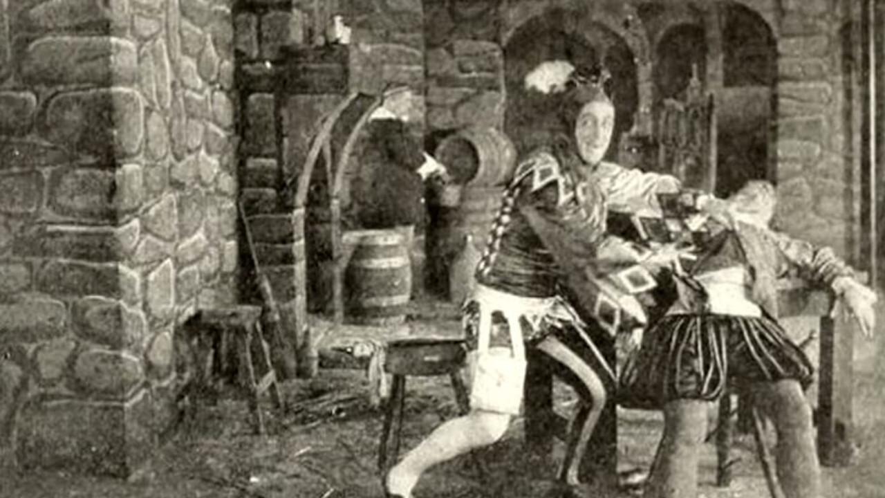 The Troubadour's Triumph 1912 movie scene