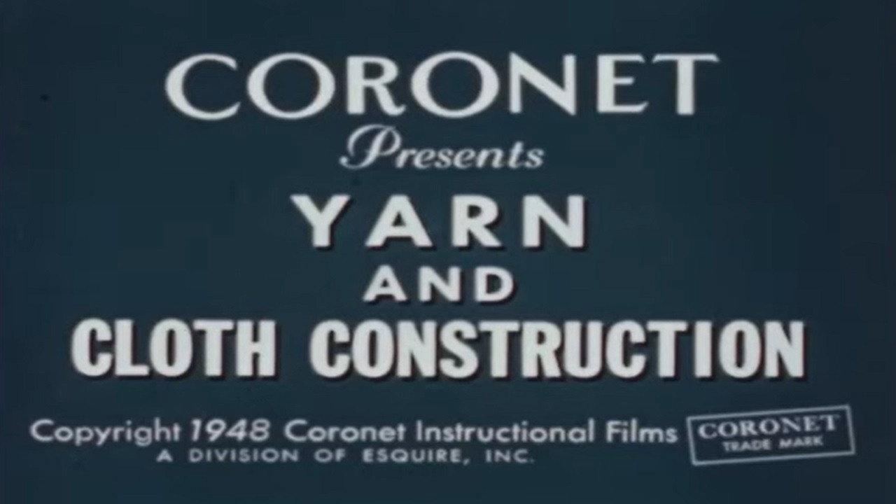 Yarn and Cloth Construction 1948 movie scene