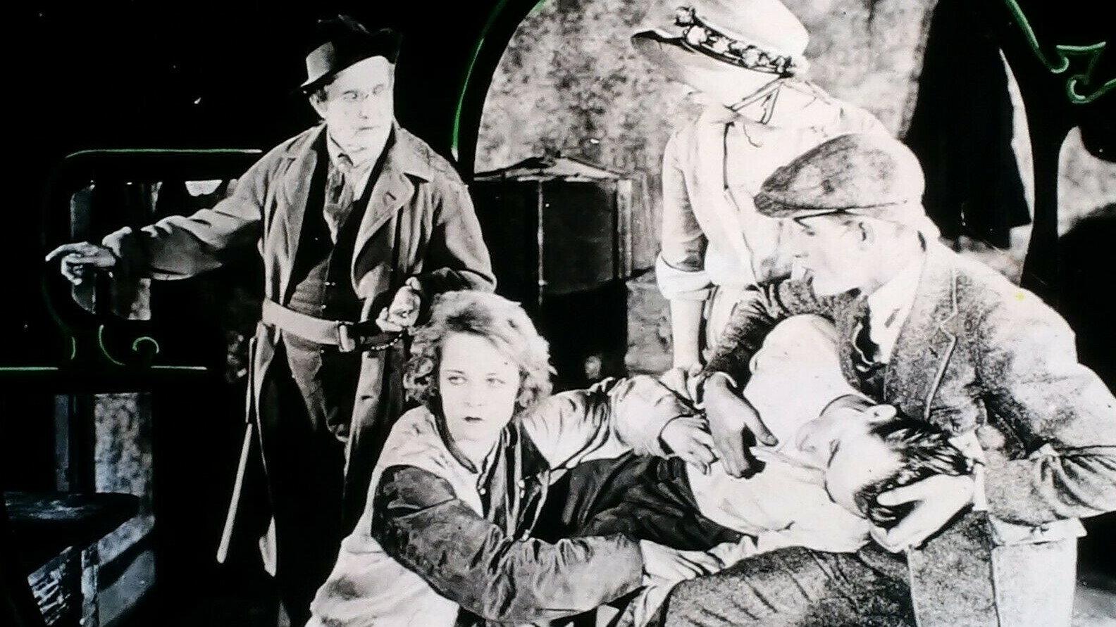 Thundering Hoofs 1922 movie scene
