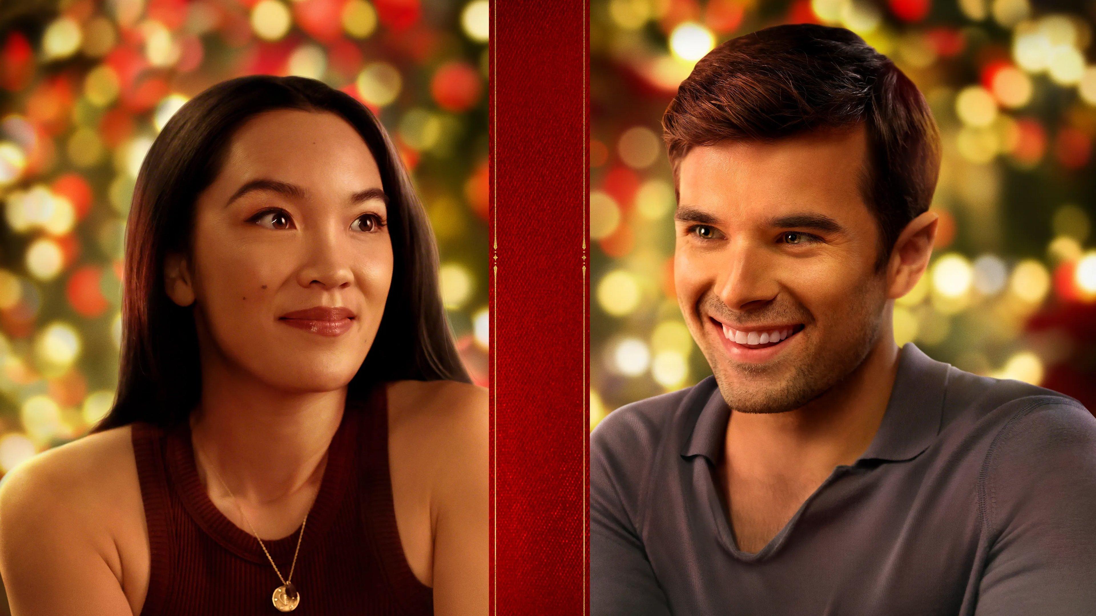 A Hollywood Christmas 2022 movie scene