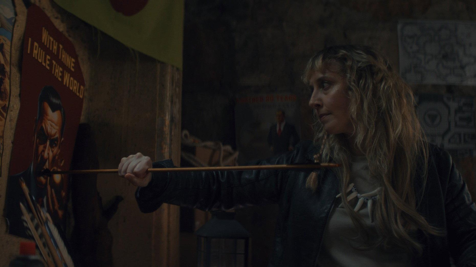 Bow and Apple 2026 movie scene
