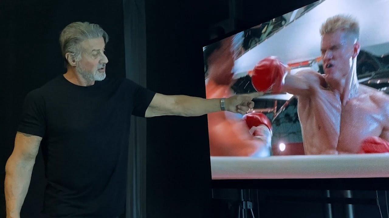 The Making of 'Rocky vs. Drago' 2021 movie scene