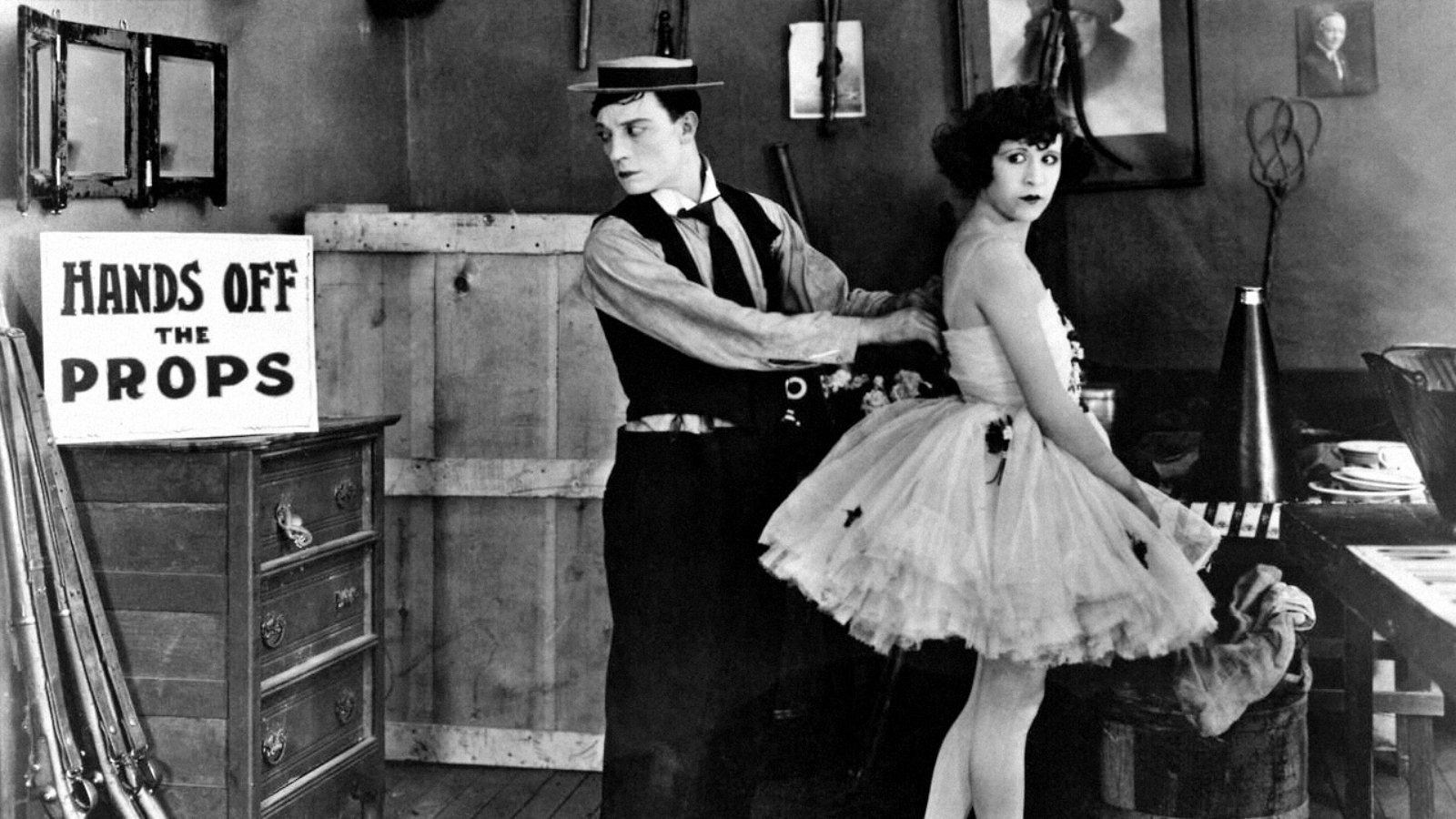 The Play House 1921 movie scene