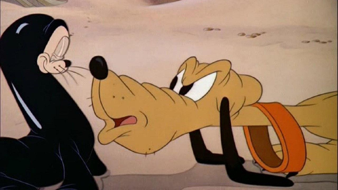 Pluto's Playmate 1941 movie scene