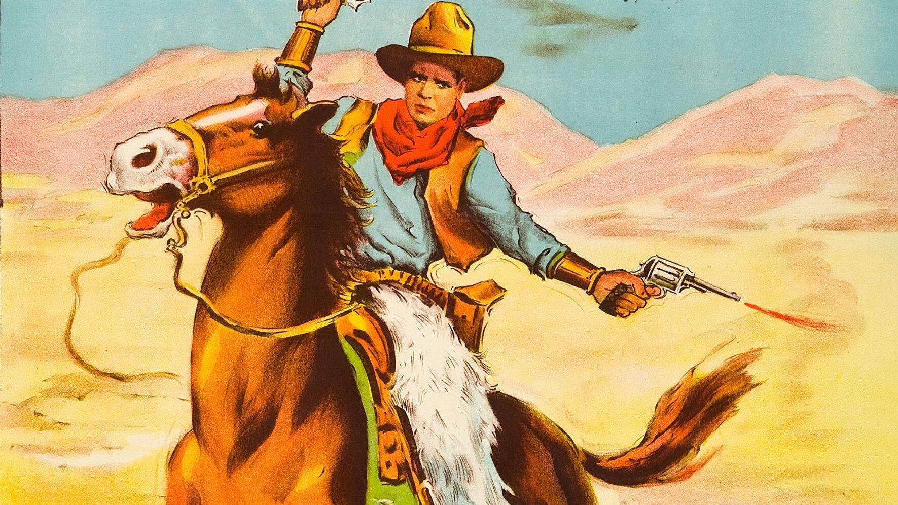 Blue Streak O'Neil 1926 movie scene