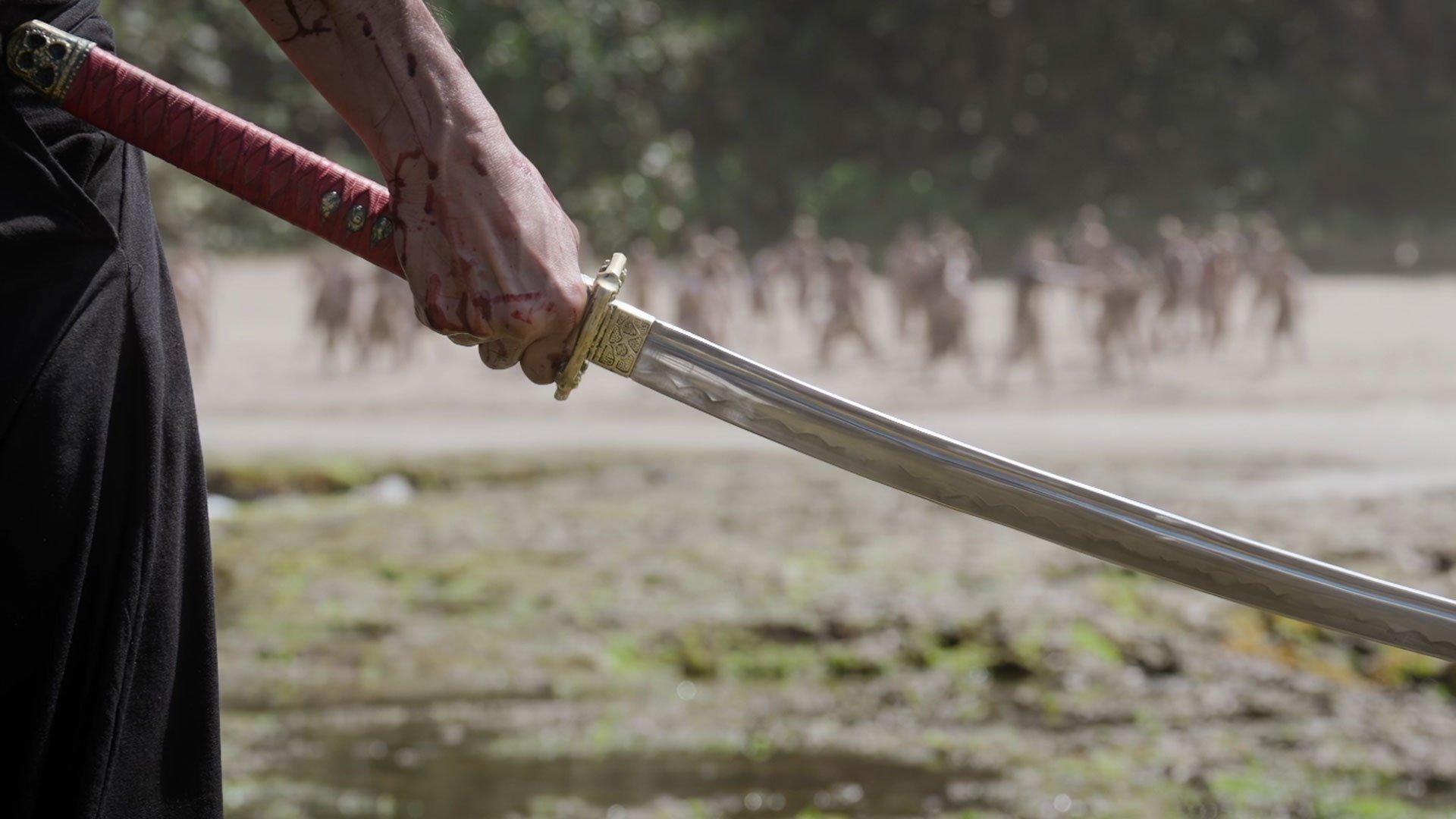 Lone Samurai 2025 movie scene