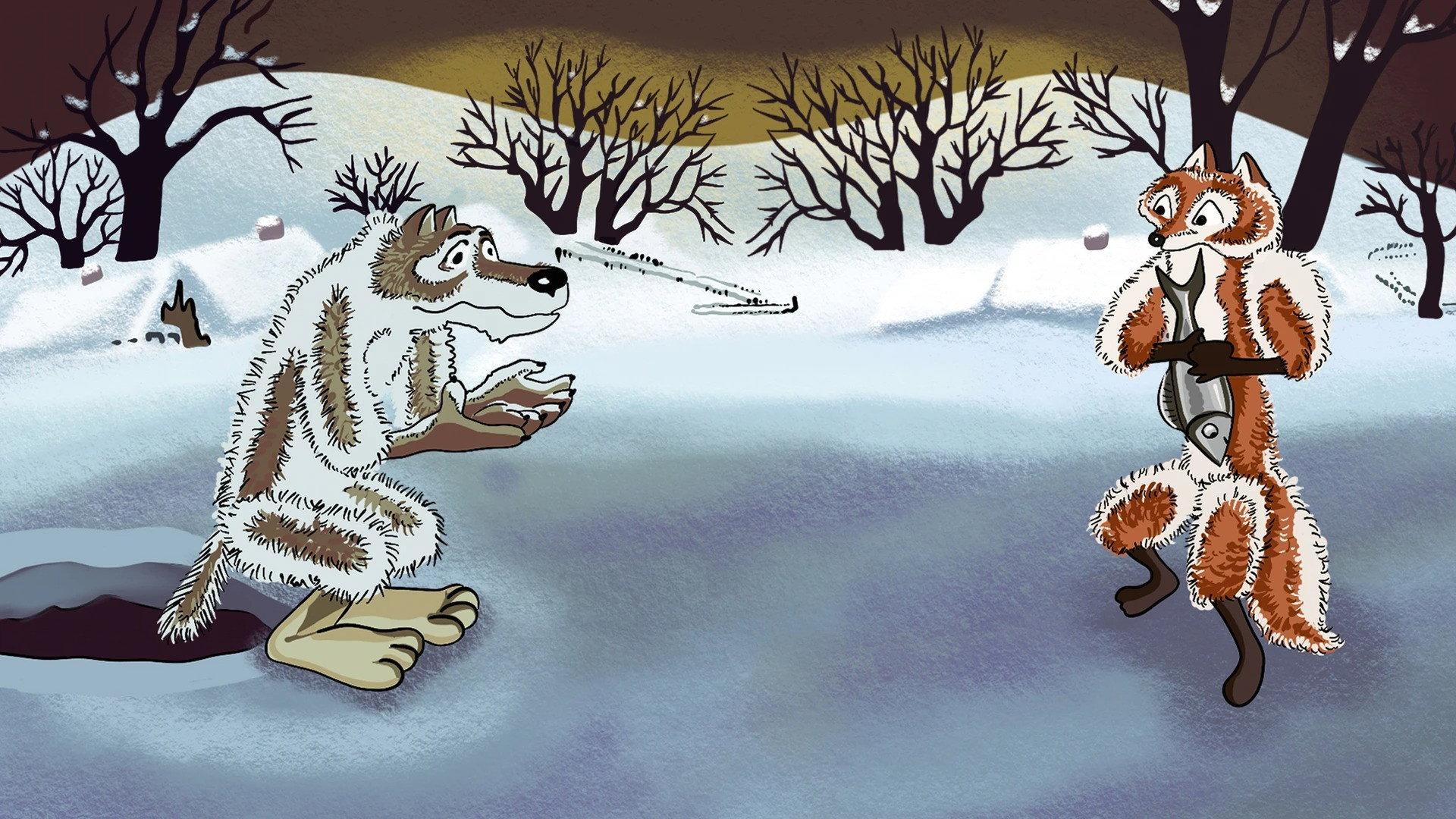 The Big Wolf - The Grey Tail 1983 movie scene