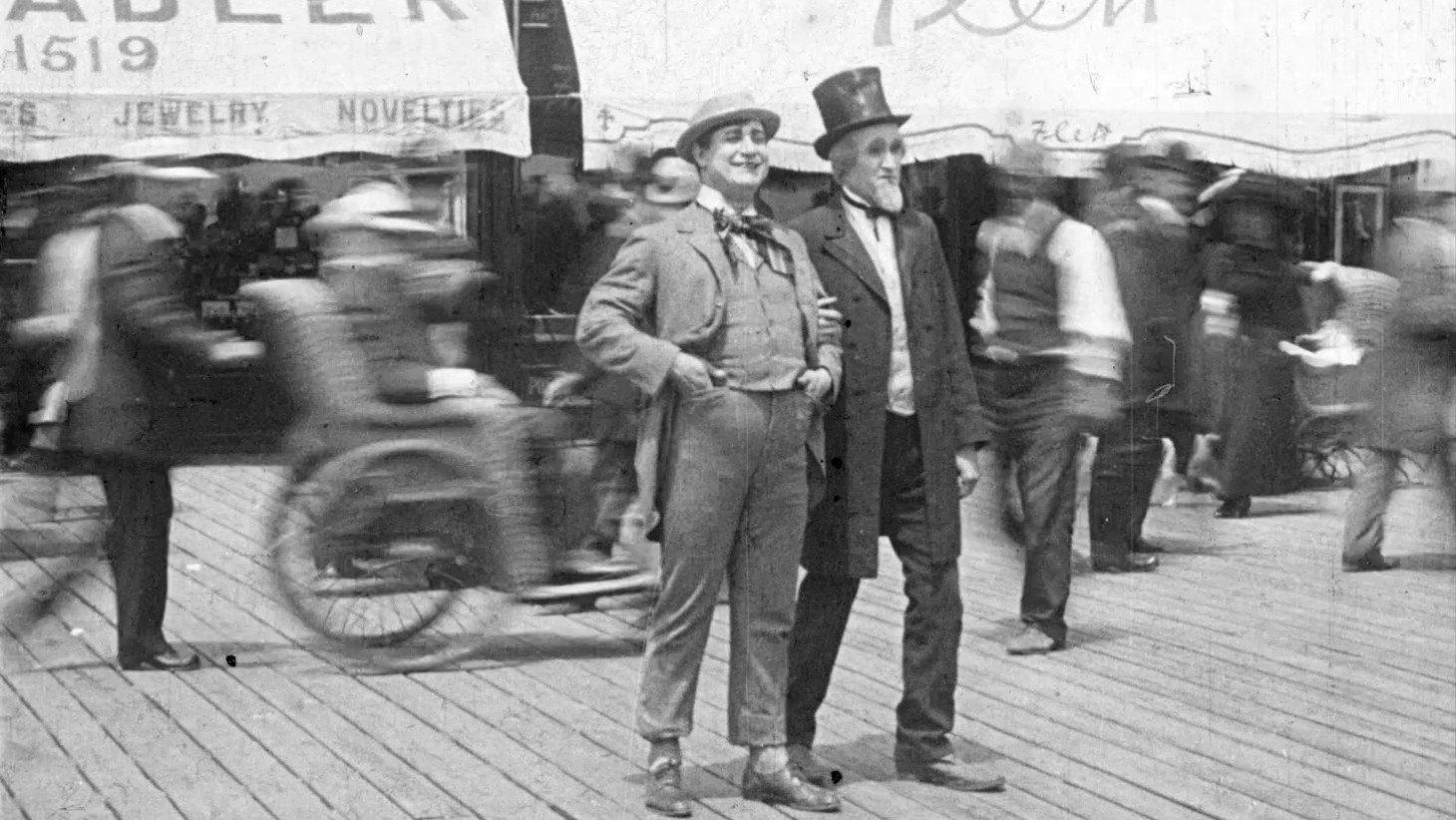 A Visit to Lively Town 1912 movie scene