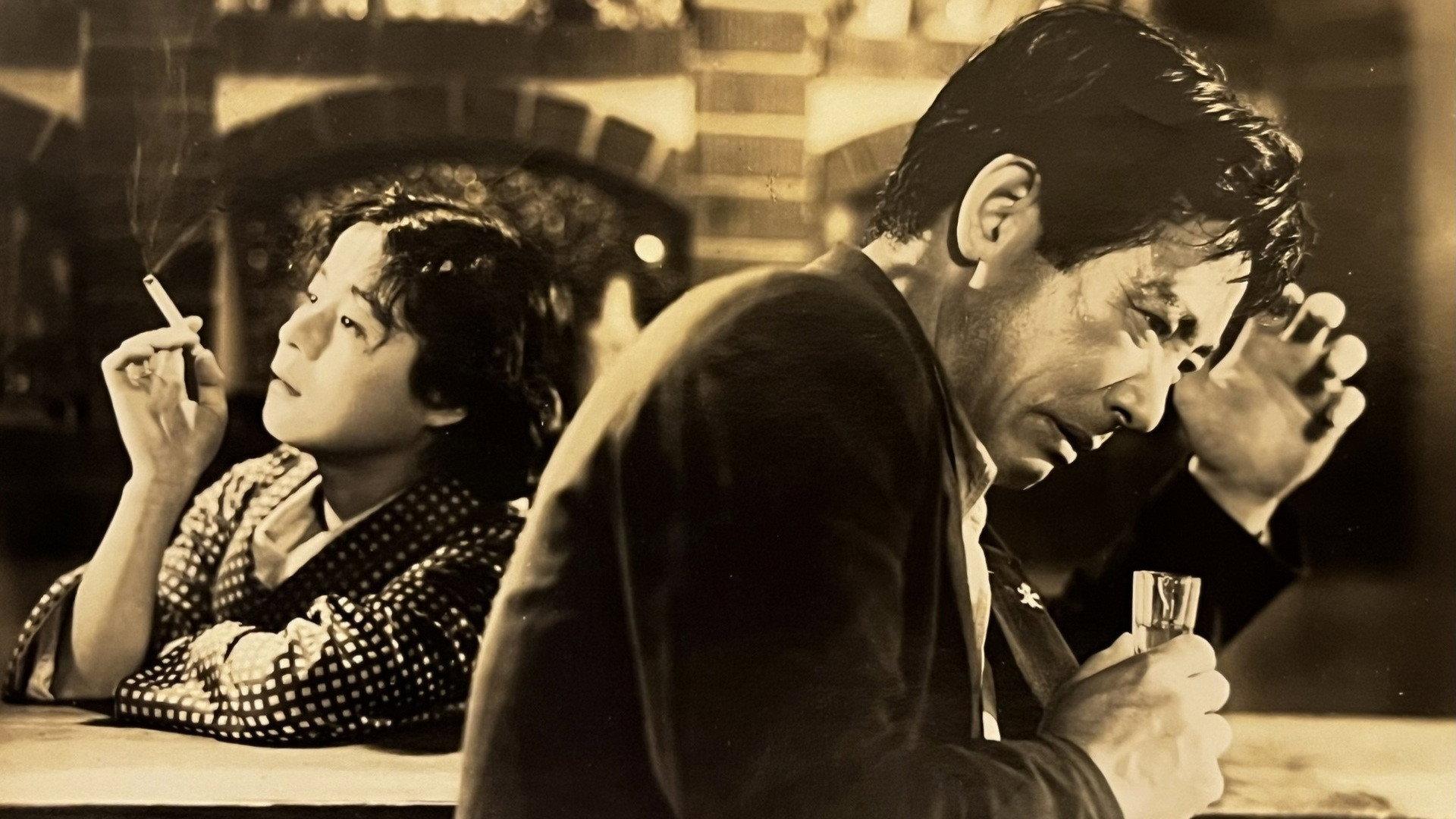 Kumo no Machi 1950 movie scene