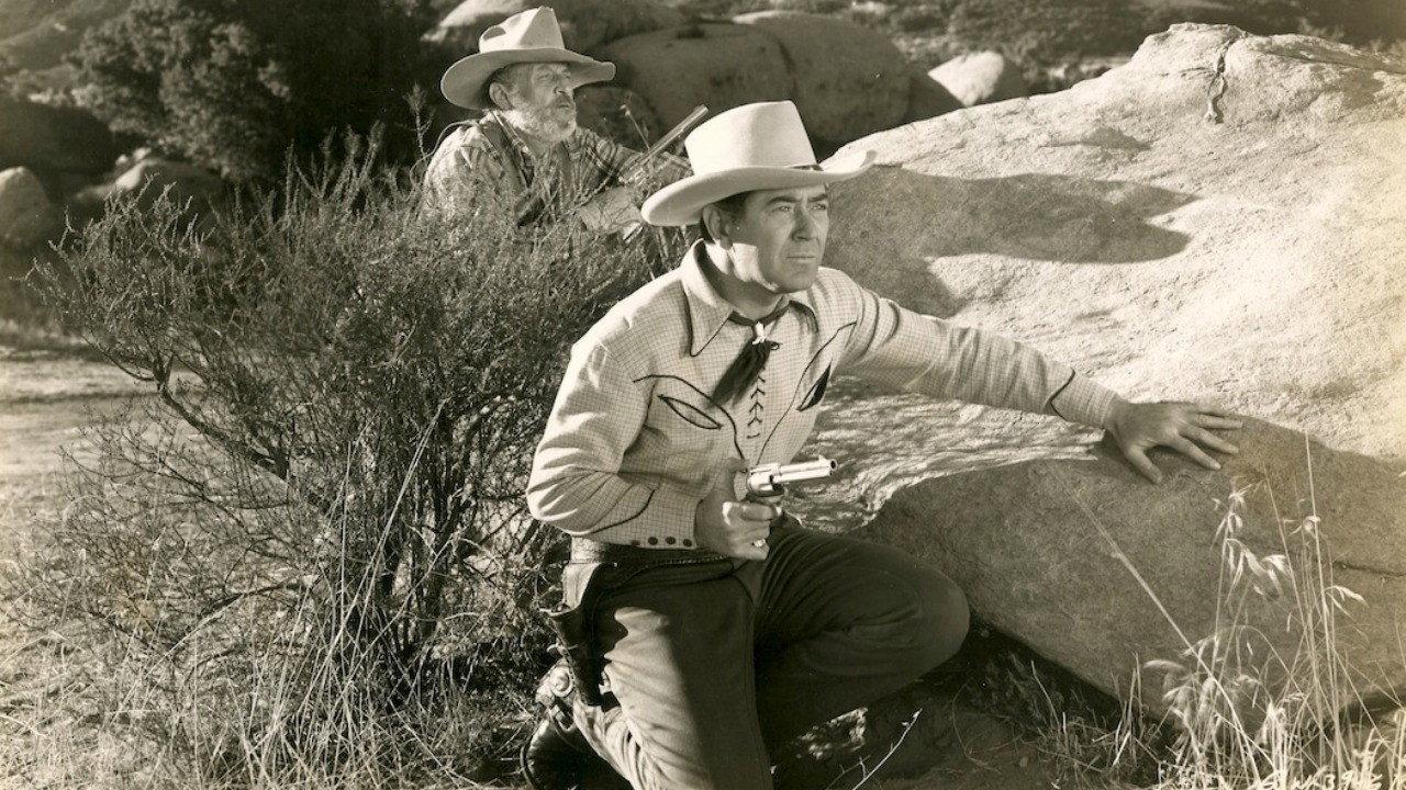 Trailing Danger 1947 movie scene