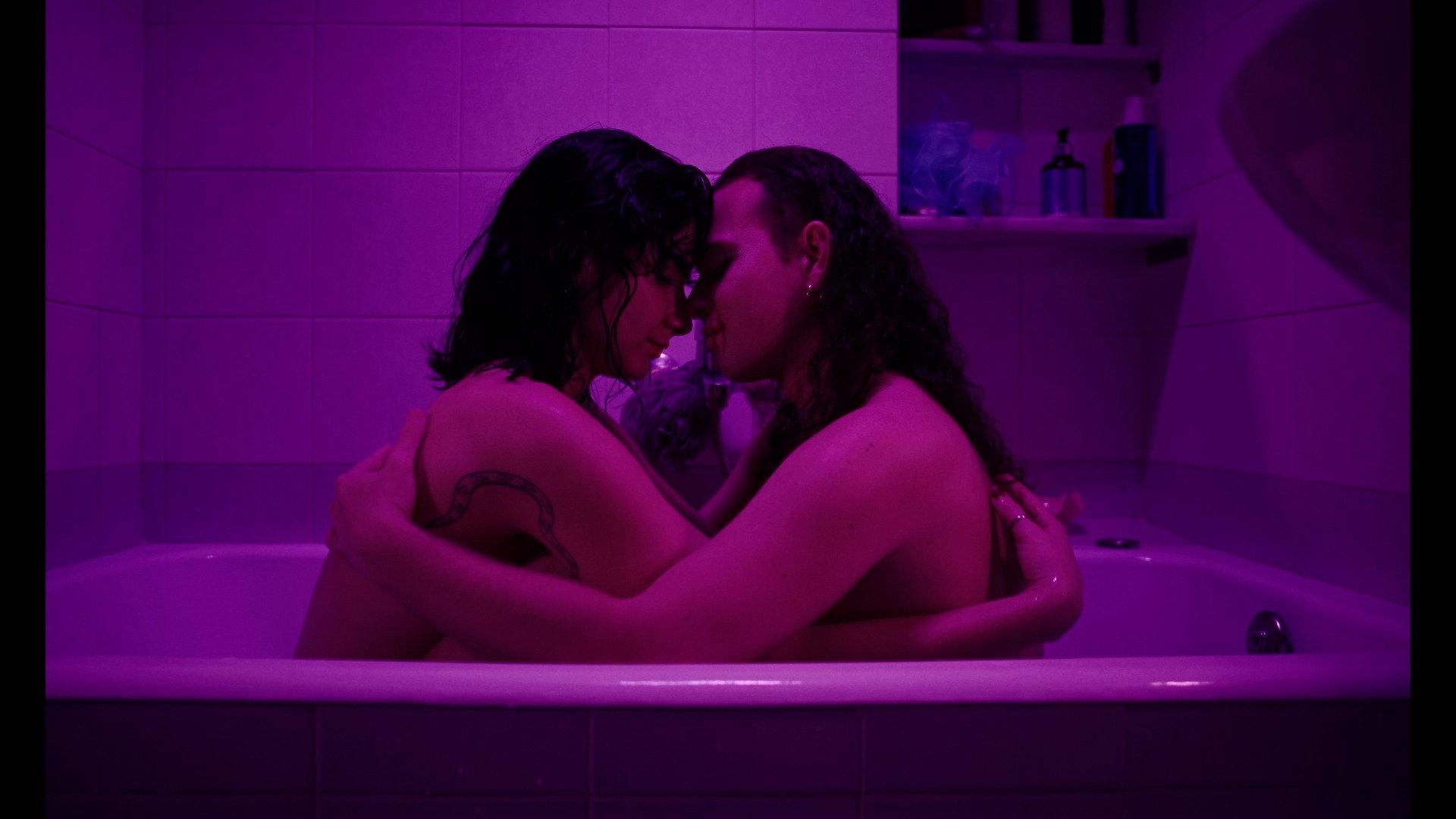 One and a half 2023 movie scene