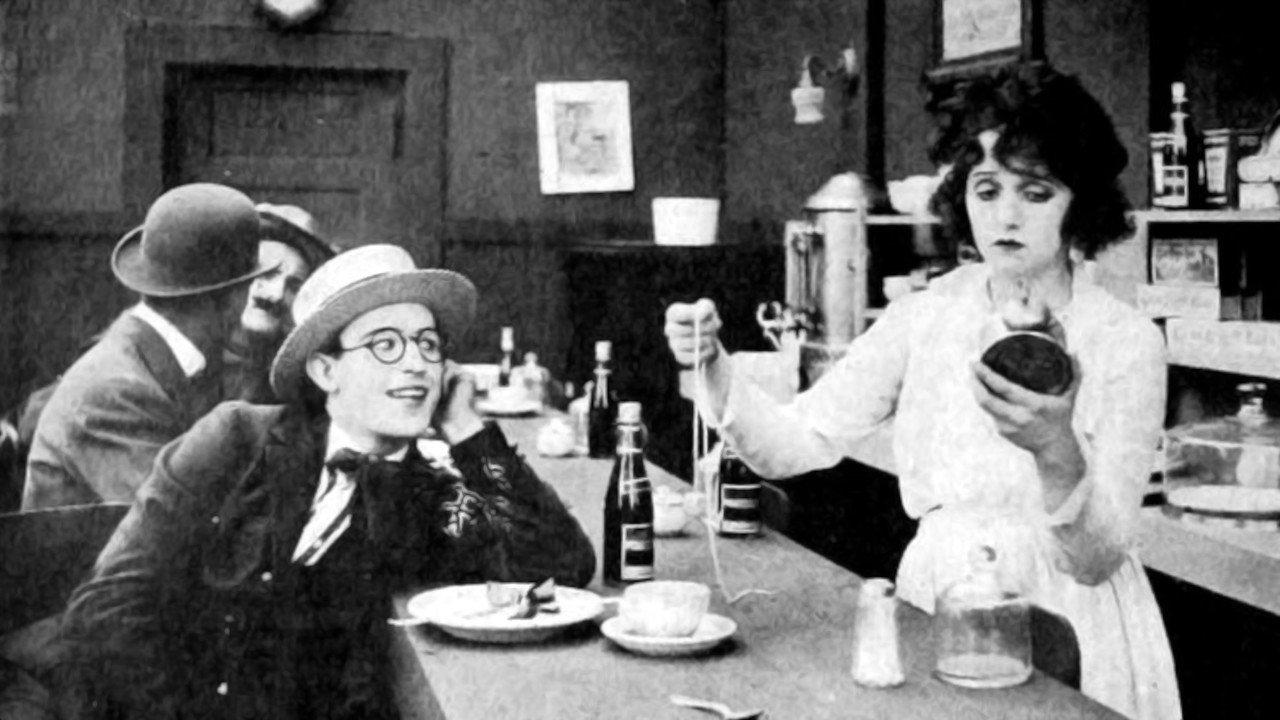 Before Breakfast 1919 movie scene