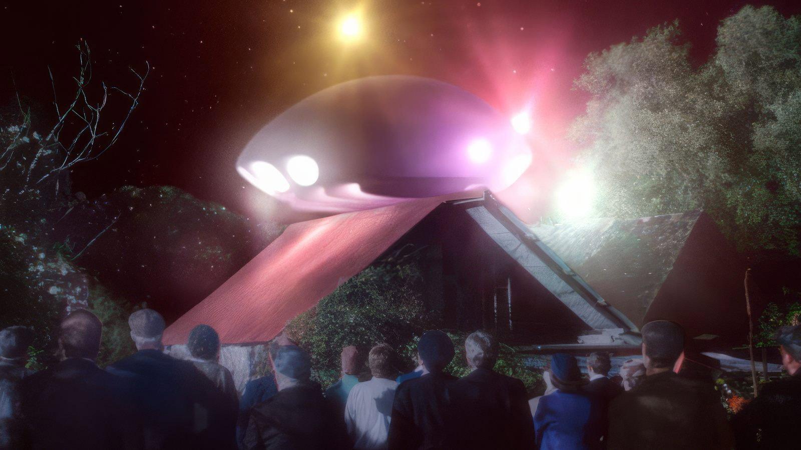 Summer of the Flying Saucer 2008 movie scene