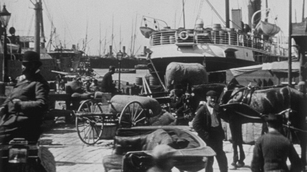 Port de la Joliette 1896 movie scene