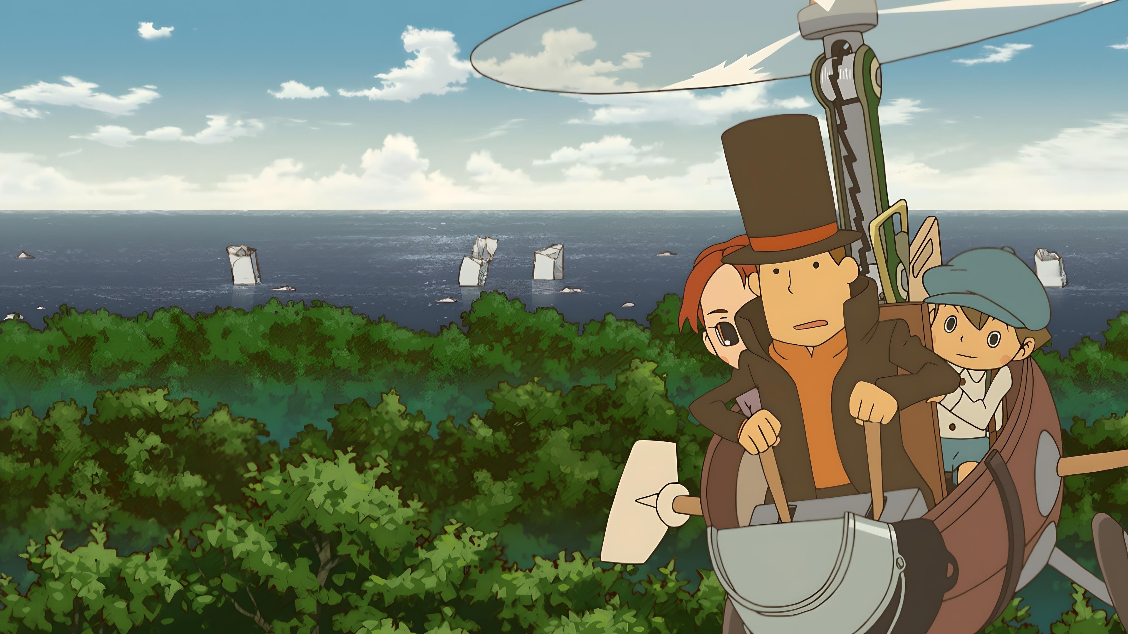 Professor Layton and the Eternal Diva 2009 movie scene