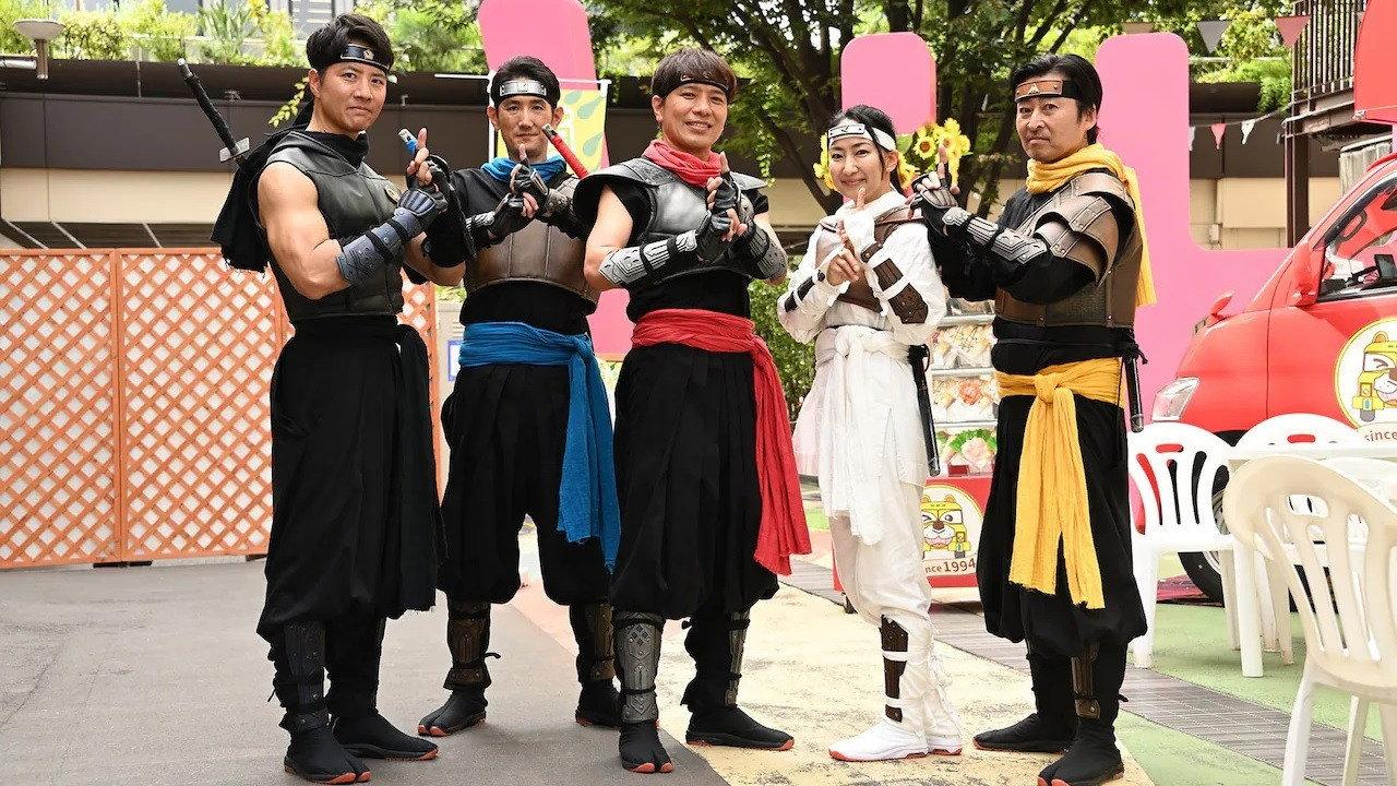 Ninja Sentai Kakuranger Part 3: The Fights of Middle Age 2024 movie scene