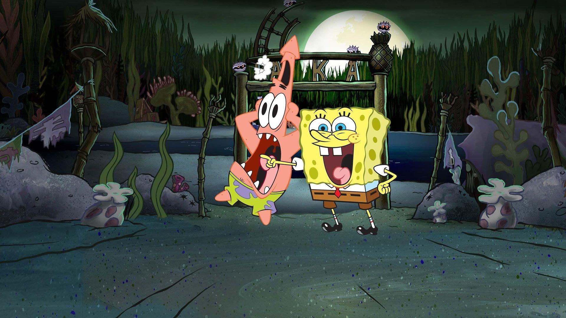 SpongeBob SquarePants: Kreepaway Kamp 2024 movie scene