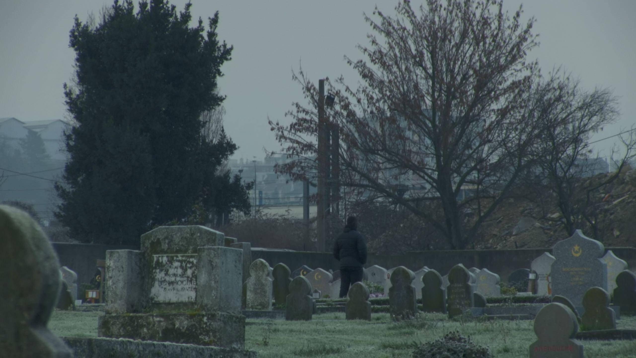 The Cemetery 2021 movie scene