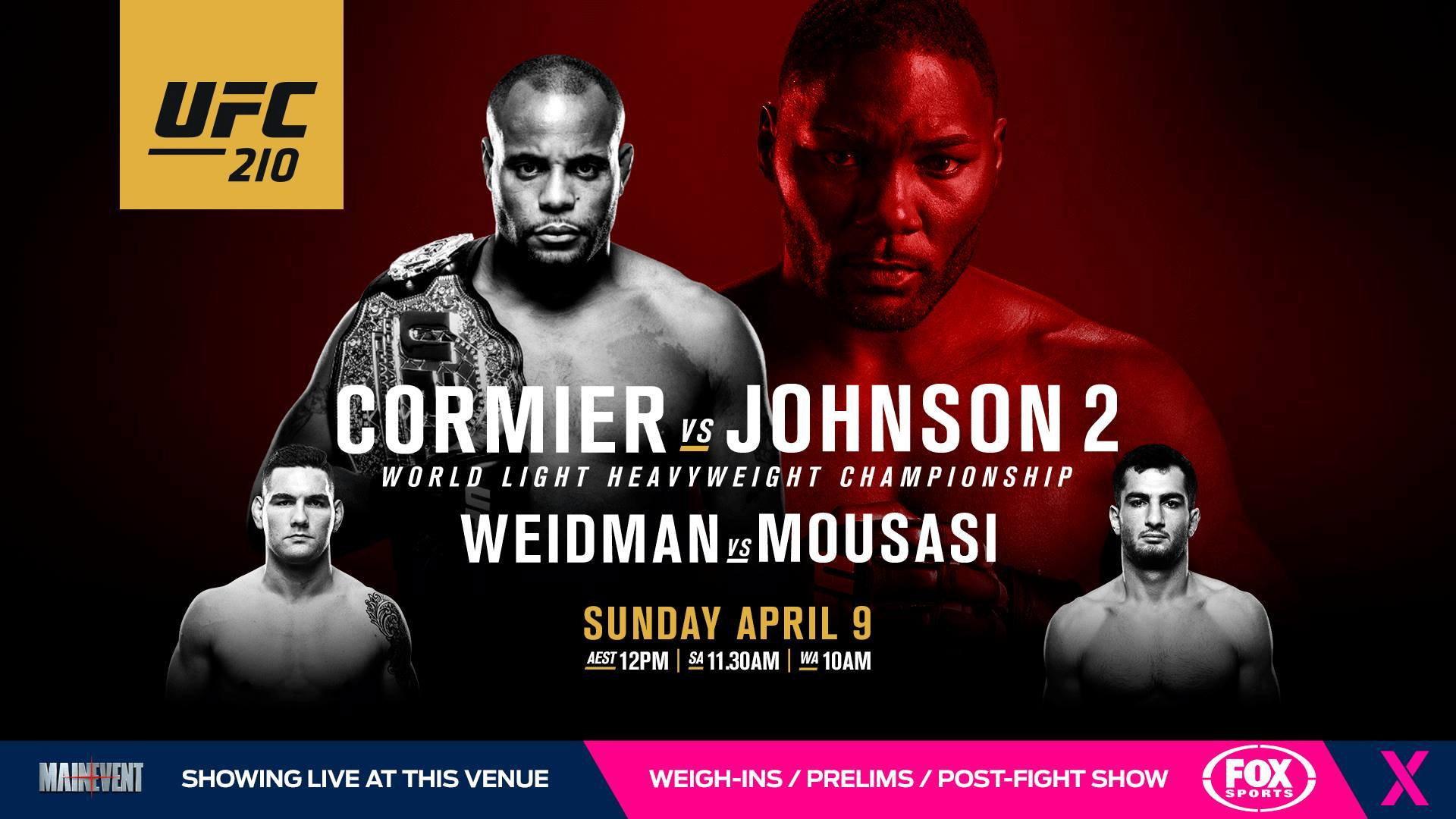 UFC 210: Cormier vs. Johnson 2 2017 movie scene