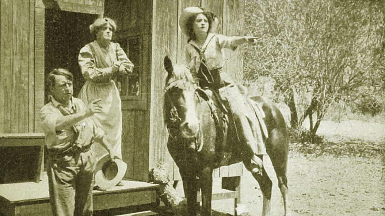 A Western Girl 1911 movie scene