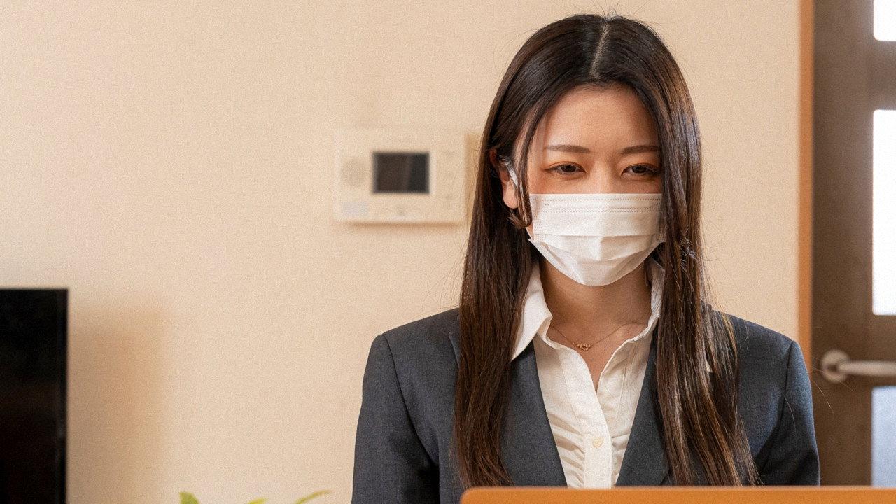 Remote Affair: Love Through a Mask 2023 movie scene
