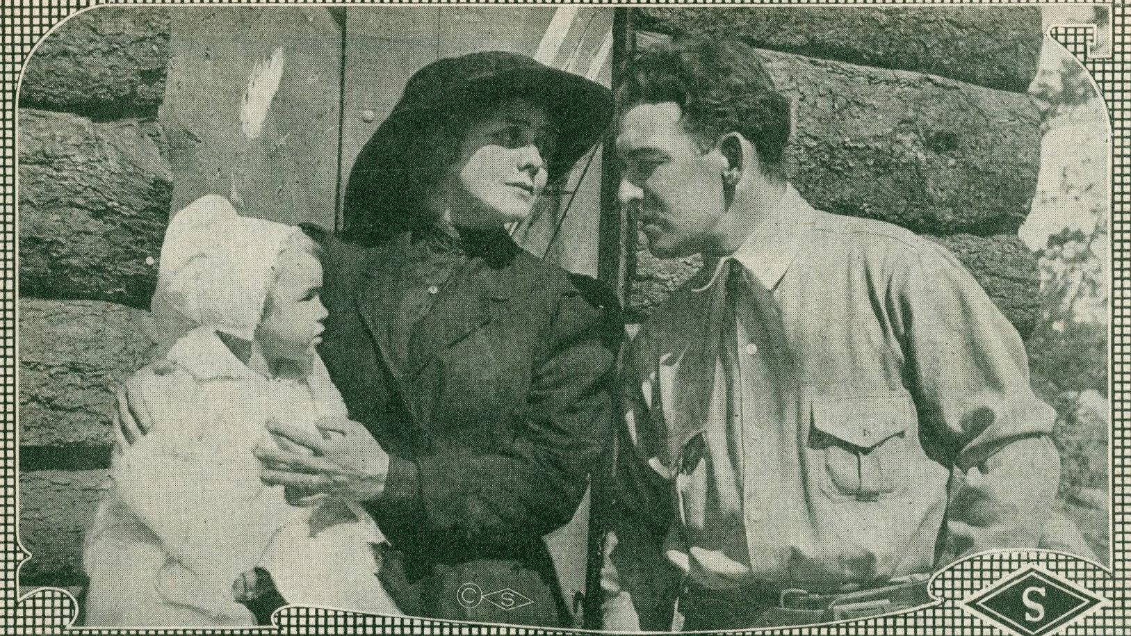 Mother Love vs Gold 1913 movie scene
