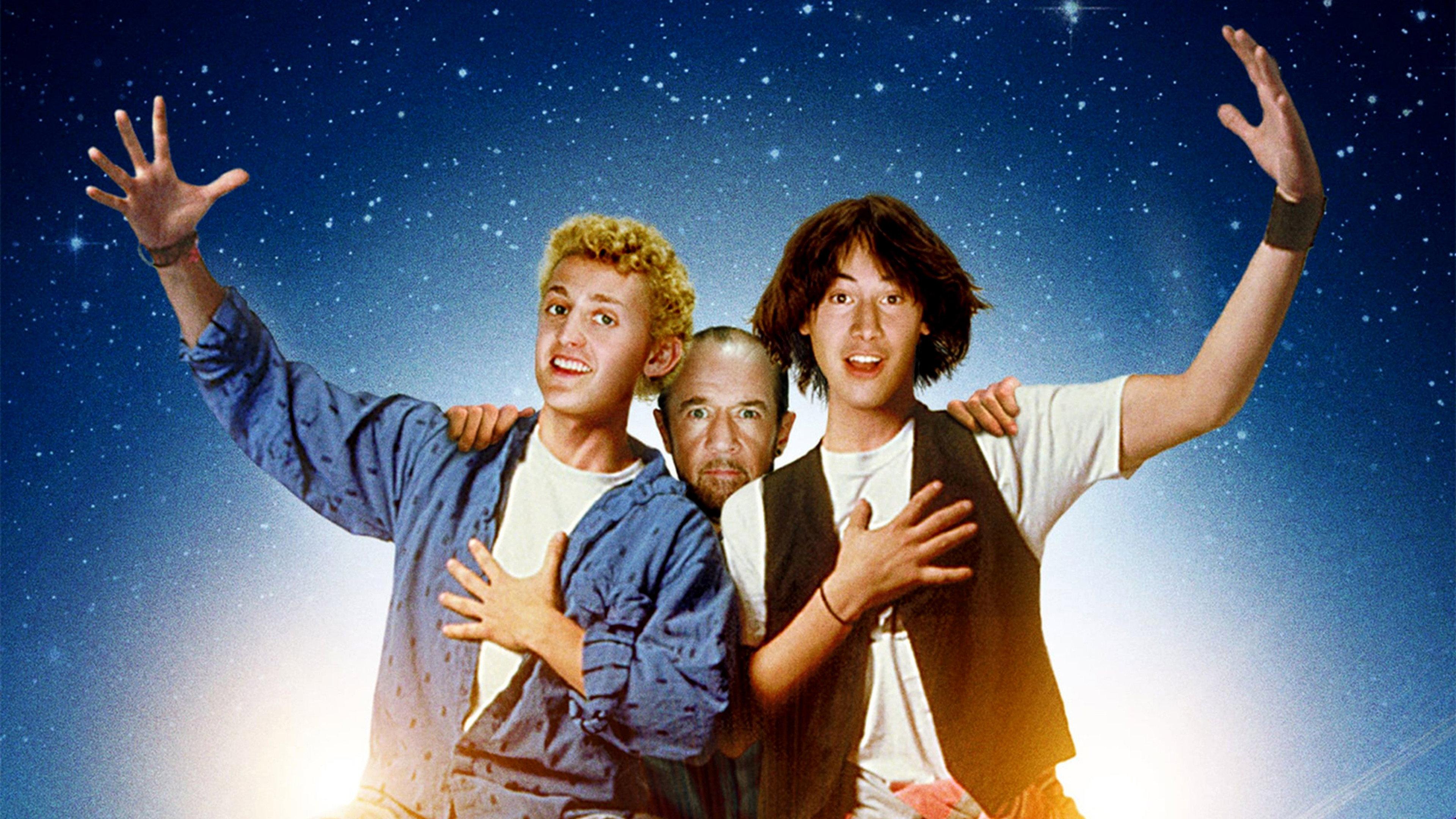 Bill & Ted's Excellent Adventure 1989 movie scene