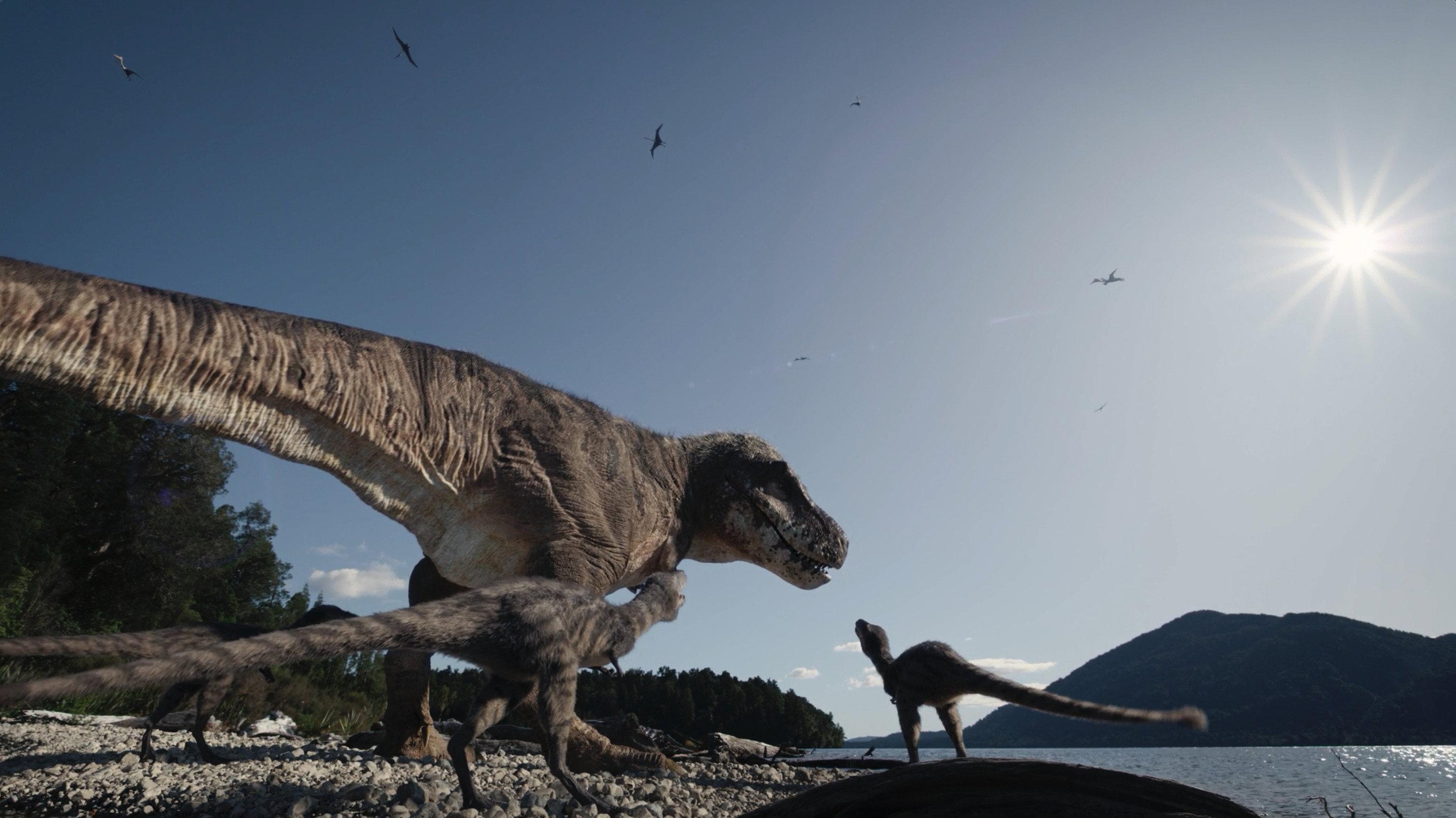 T. REX 2024 movie scene