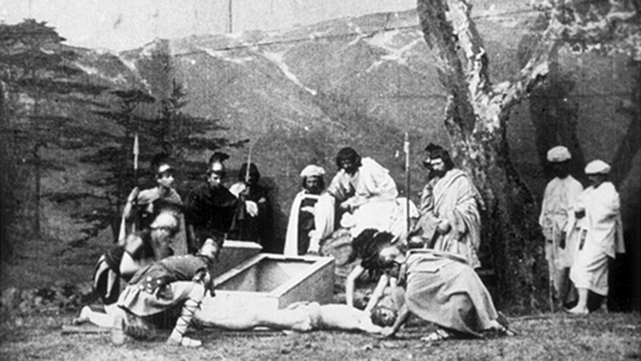 XII. La mise au tombeau 1898 movie scene